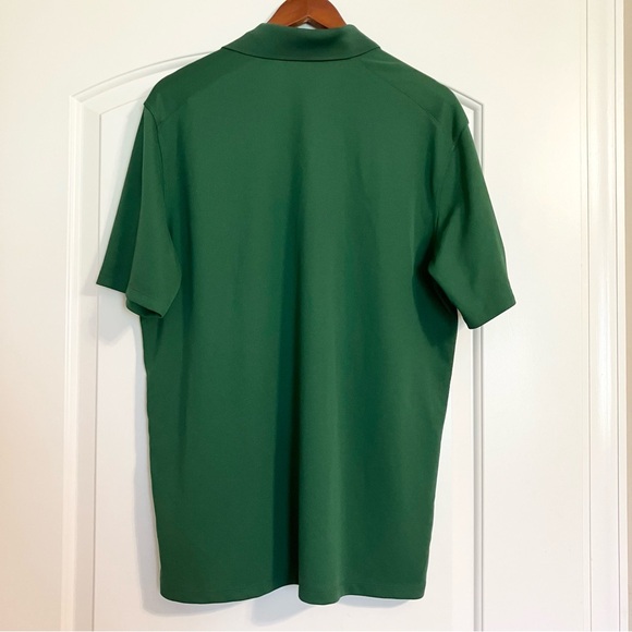 Nike Short Sleeve Green Golf Polo Canada Dry Embroidered Sleeve Logo Men’s Sz L - Picture 2 of 7